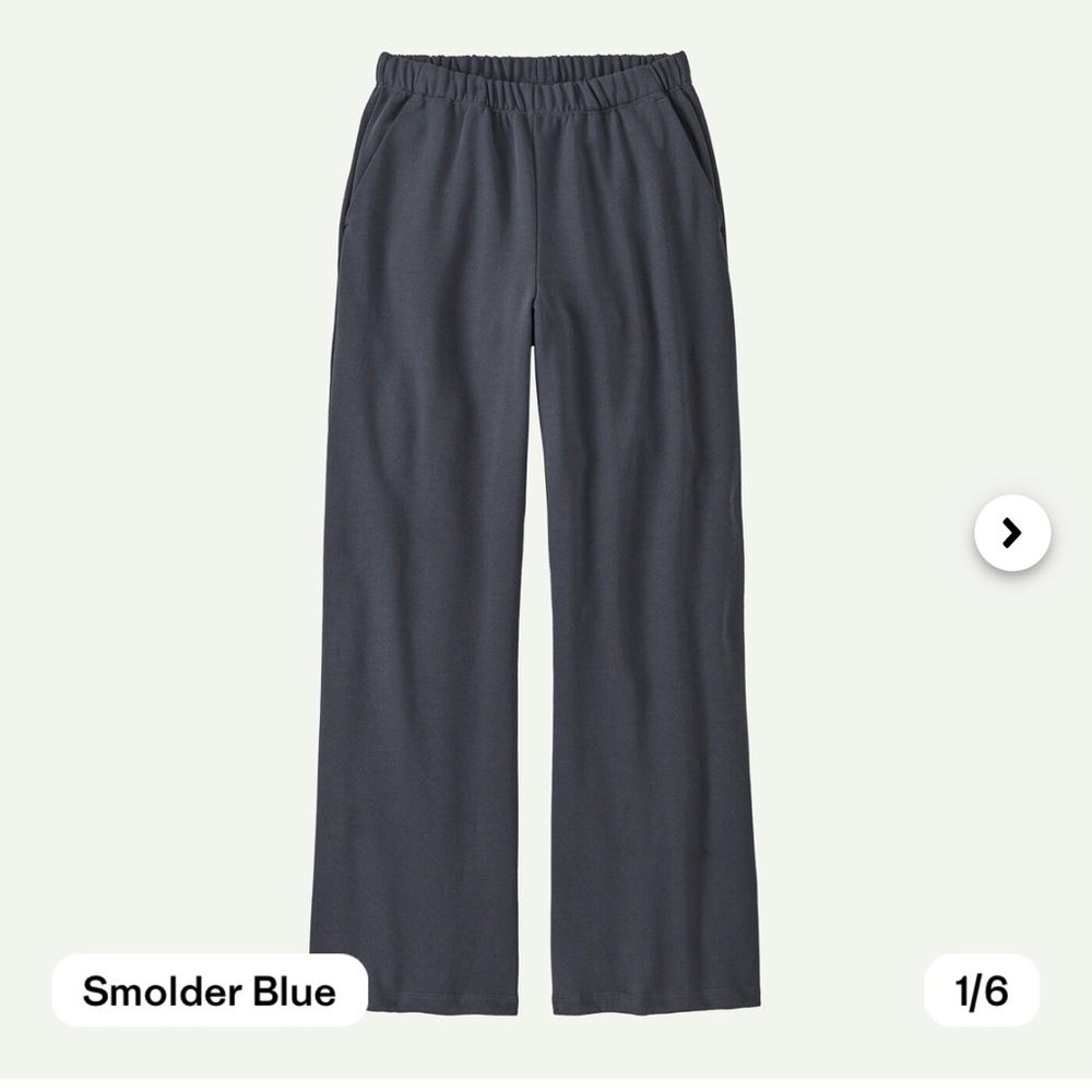 Women's Regenerative Organic Certified® Cotton Essential Pan color smolder blue